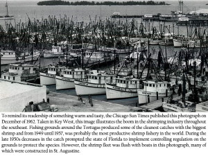 Key West Shrimp Boats 1962 Click on Photo for a Larger View.