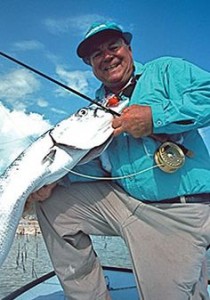 Lefty Kreh & Barracuda on Fly