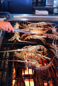 Lobster Grilling