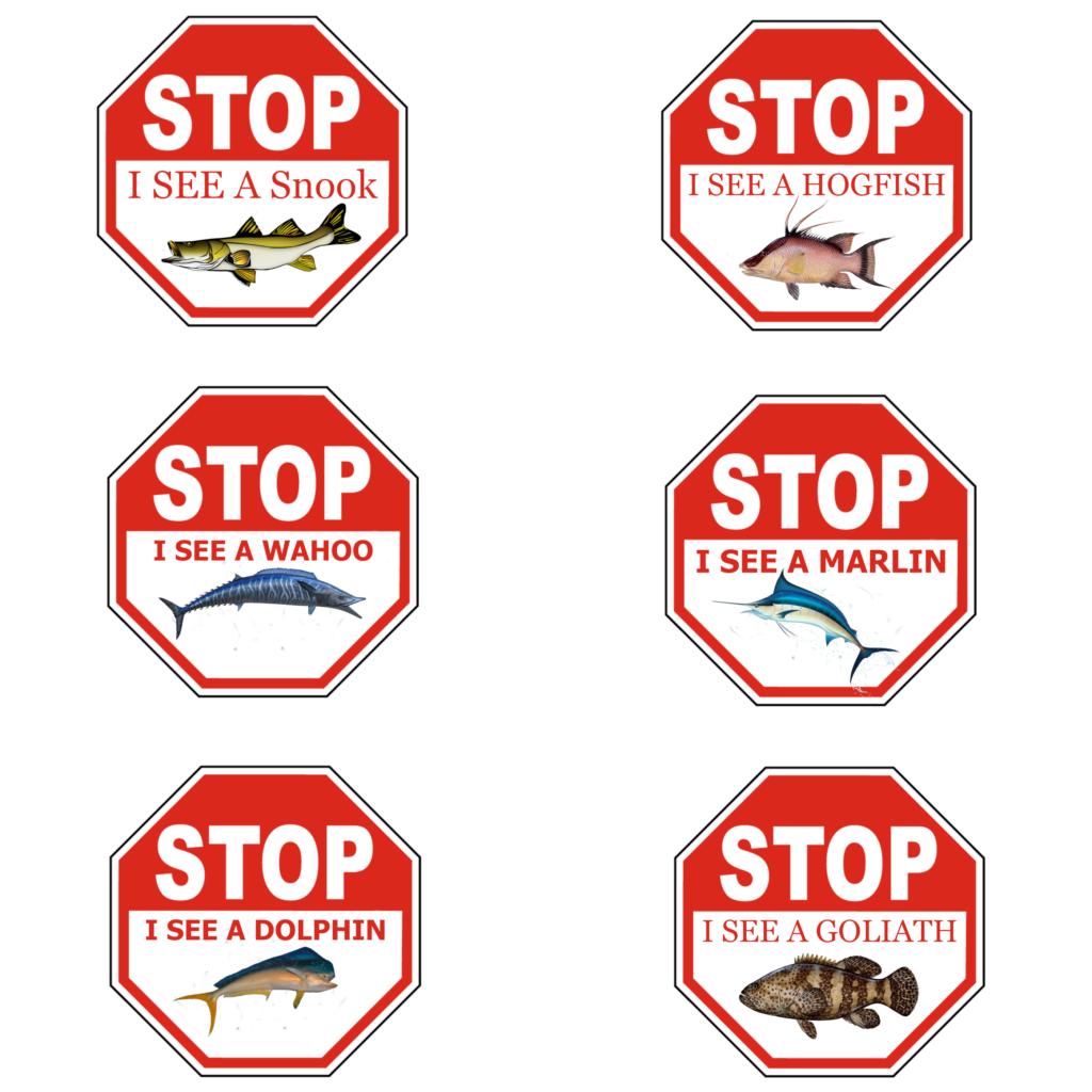 Florida Keys Fish Stickers