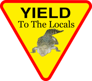 Yield to the Locals American Crocodile