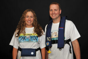 inflatable belt-pack or over-the-shoulder life jackets Boating Accident Report