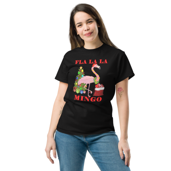 FLA LA LA Mingo Christmas Flamingo Tree Santa Sack